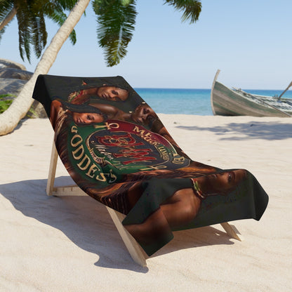 BWM Melanated Goddess Beach Towel - Pool Edition
