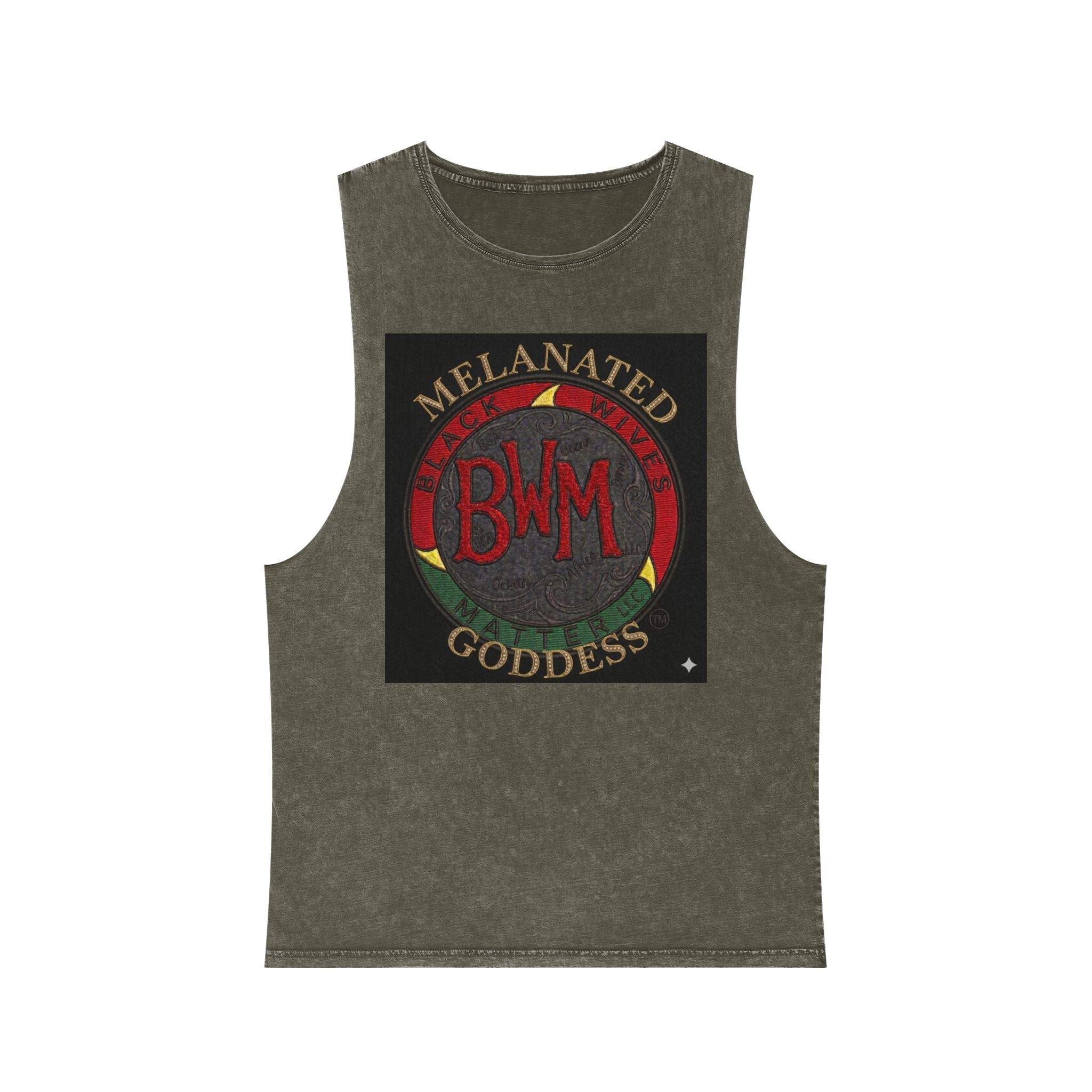 Unisex Stonewash Tank Top