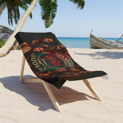 BWM Melanated Goddess Beach Towel - Pool Edition