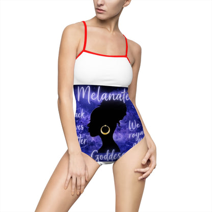 BWM One-Piece Swimsuit - Sapphire